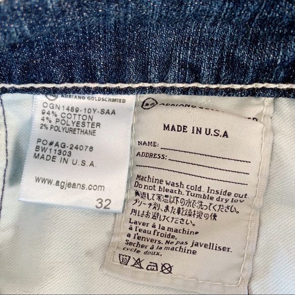 AG Hailey Ex-Boyfriend Denim Jean Shorts 32 - Picture 4 of 8